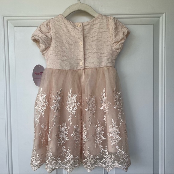 •NANNETTE BABY• Ivory Lace Skirt Party Dress - Size 24 Months - Picture 5 of 9